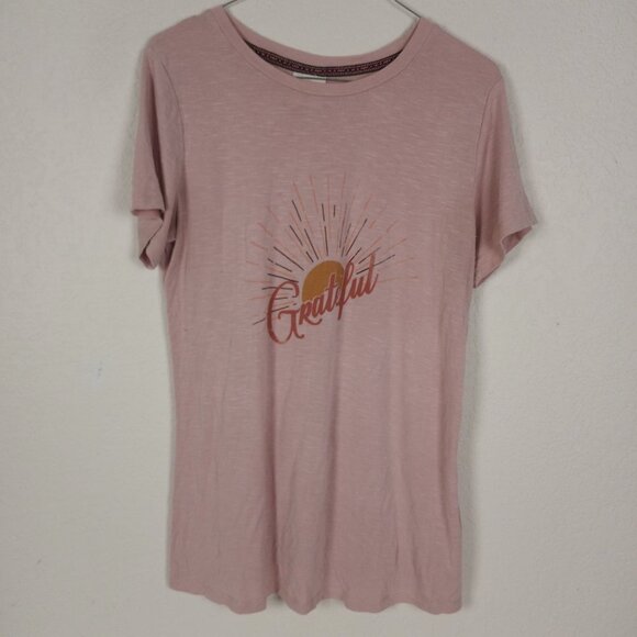 Knox Rose Grateful T-Shirt Womens Size M Rayon Graphic - Picture 1 of 6